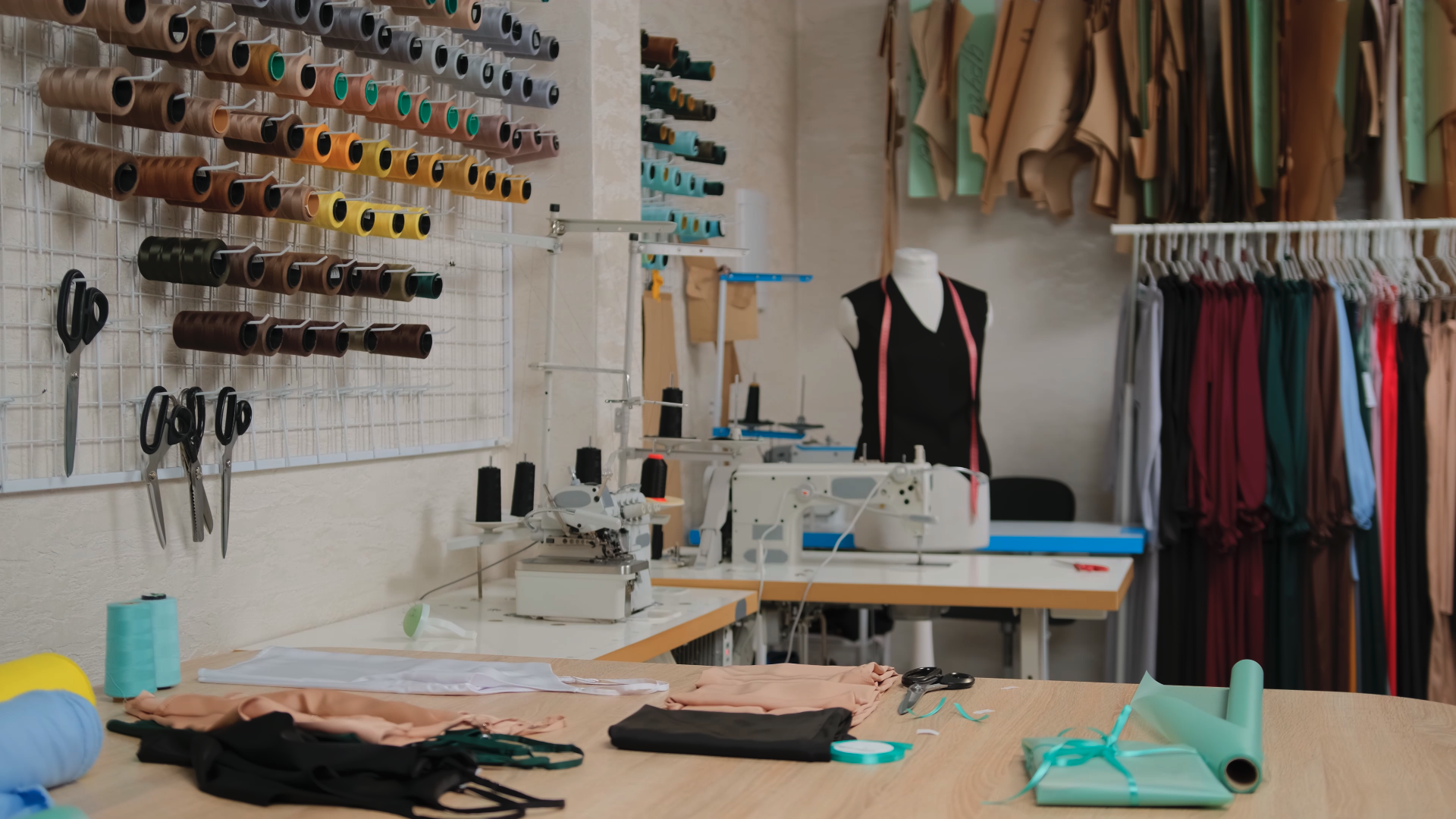 PASHA studio — tools, threads and craft wall